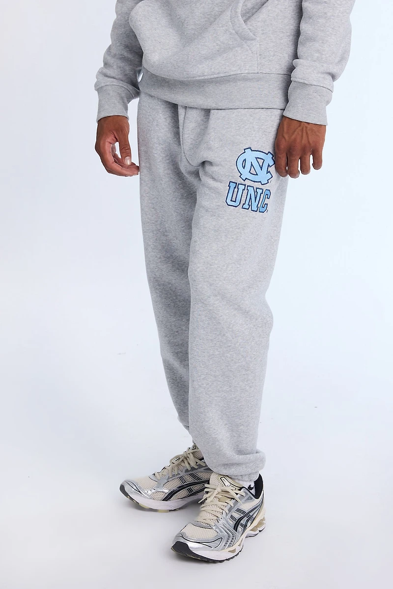 Mens UNC Grey Melange Sweatpant