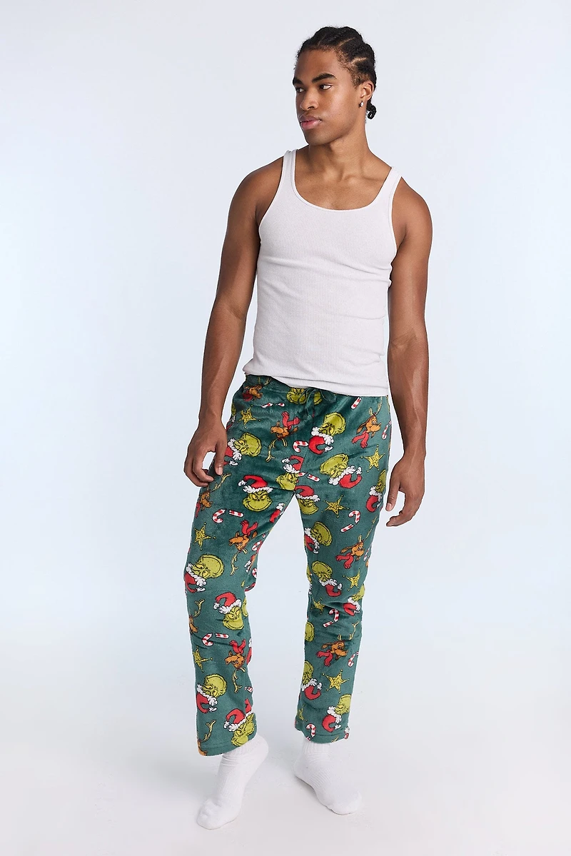 Pantalon de pyjama imprimé The Grinch homme