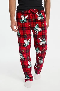 Peanuts Snoopy Christmas Tree Plush Pajama Pant