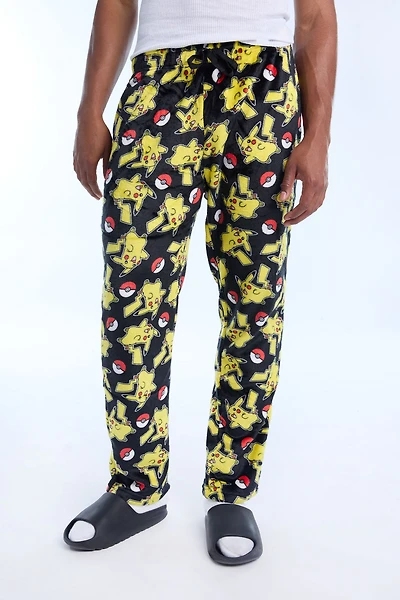 Pantalon de pyjama en polaire Pokémon homme