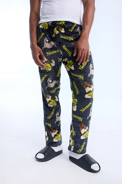 Pantalon de pyjama en polaire Shrek et Donkey homme