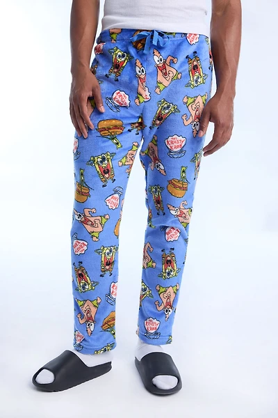 Pantalon de pyjama en polaire Krusty Krab homme