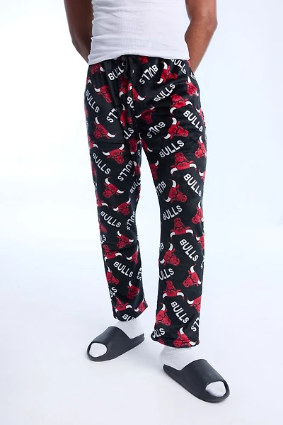Pantalon de pyjama en polaire Chicago Bulls homme