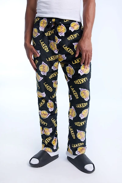 Pantalon de pyjama en polaire LA Lakers homme