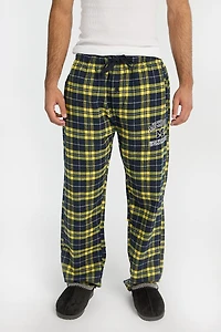 Pantalon de pyjama à carreaux Michigan Wolverines homme