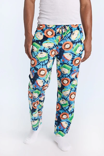 Pantalon de pyjama tie-dye South Park homme