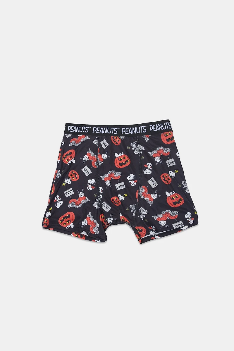 Mens Peanuts Snoopy Halloween Boxer Brief