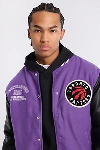 Veste bomber universitaire Toronto Raptors homme