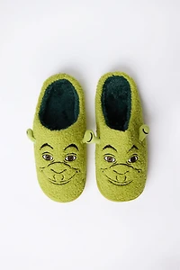 Pantoufles en peluche Shrek homme