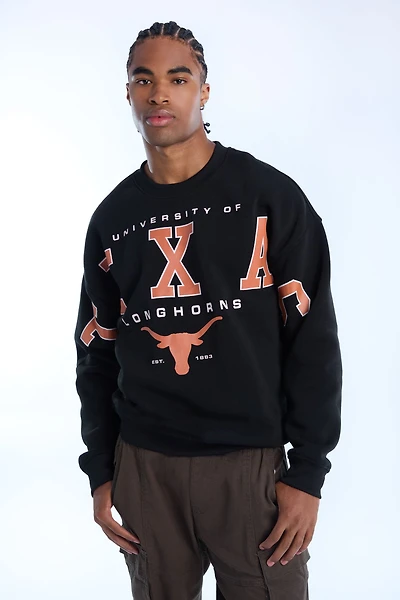 Mens Texas Longhorns Crewneck Sweatshirt