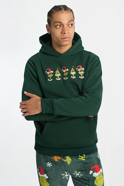 Haut à capuchon The Grinch brodé homme