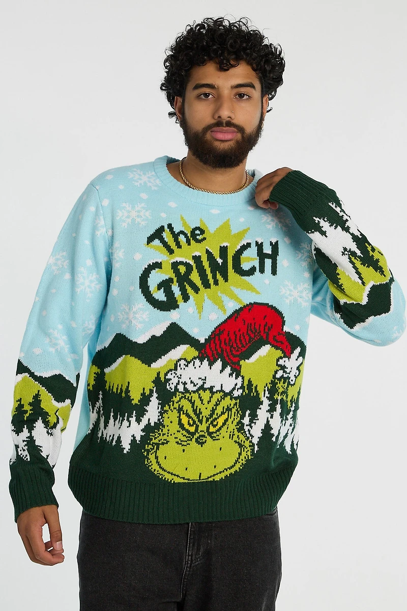 Chandail à motif des Fêtes Le Grinch homme