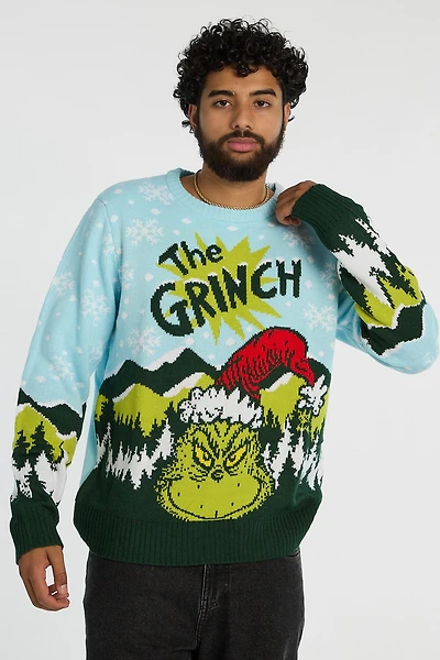 Chandail à motif des Fêtes Le Grinch homme