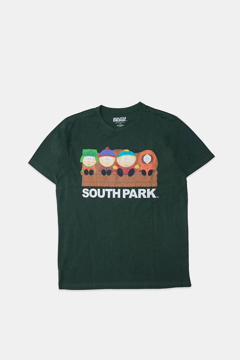 T-shirt imprimé divan South Park homme