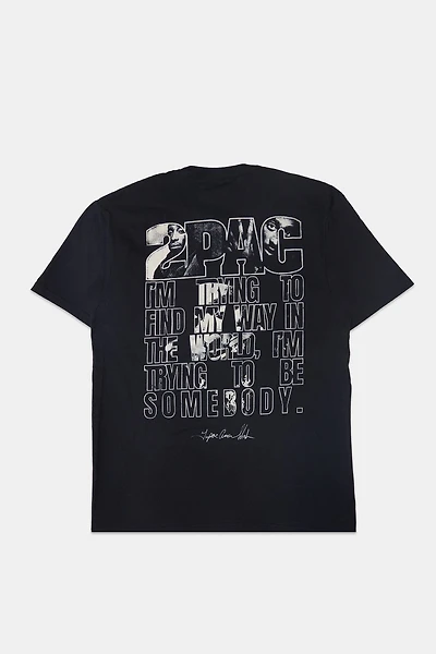 T-shirt imprimé 2Pac Trying To Be Somebody homme