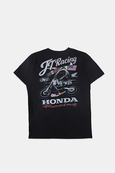T-shirt imprimé Honda Racing homme