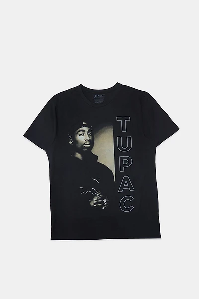 Mens Tupac Shakur Portrait Graphic Tee