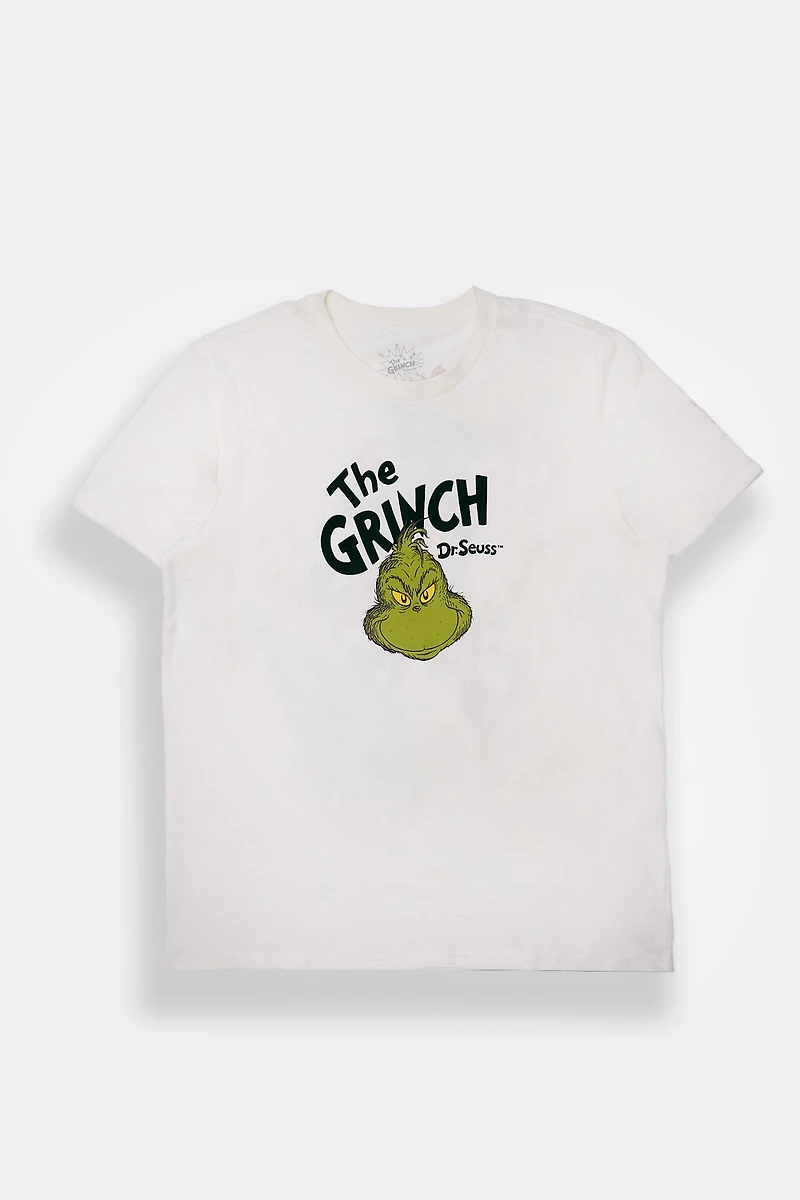 T-shirt imprimé floqué The Grinch Stole Christmas homme