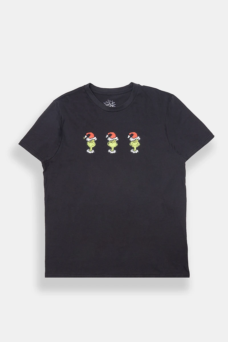 T-shirt brodé The Grinch homme