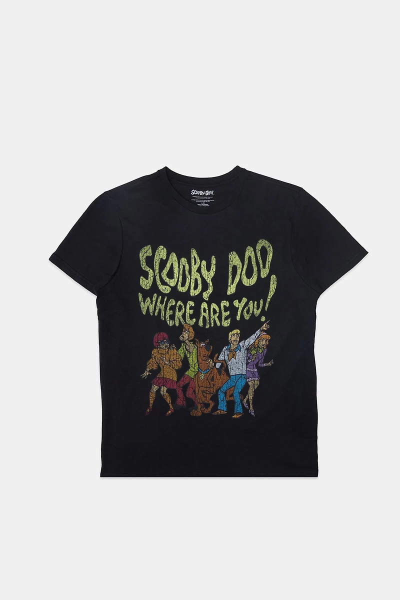 T-shirt imprimé Where Are You Scooby-Doo homme