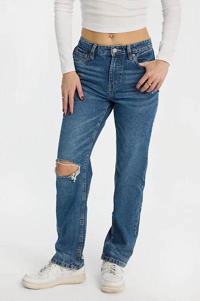 AERO Super High Rise Straight Jeans