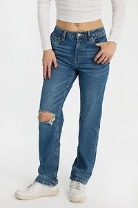AERO Super High Rise Straight Jeans
