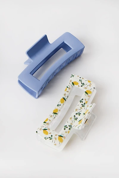 Pinces à griffes rectangulaires Aéropostale paquet de 2