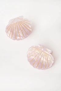 Aéropostale Seashell Clam Claw Clips 2-Pack