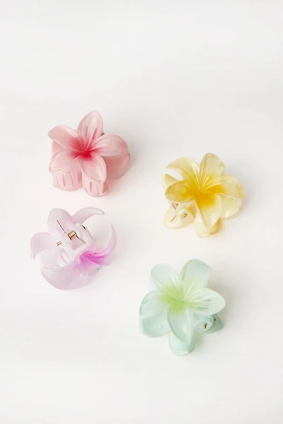 Aéropostale Flower Claw Clips 4-Pack