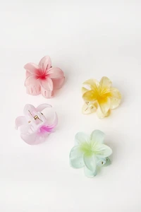 Aéropostale Flower Claw Clips 4-Pack
