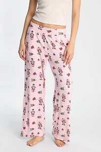 Strawberry Shortcake Wide Leg Pajama Pants