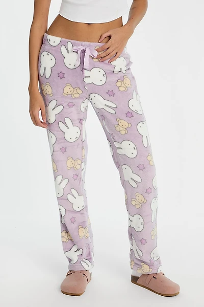 Miffy Teddy Plush Pajama Pant