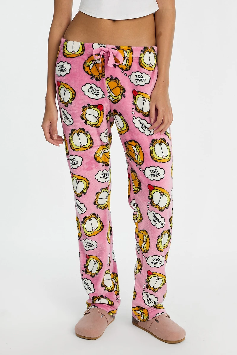 Garfield Plush Pajama Pant