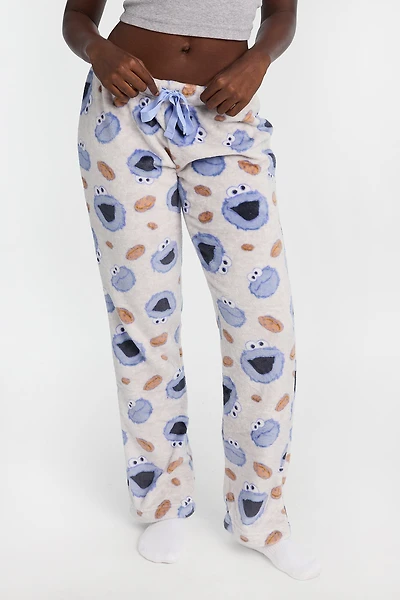 Cookie Monster Plush Pajama Pant