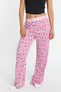 Hello Kitty Flowers Super Soft Pajama Boxer Pants