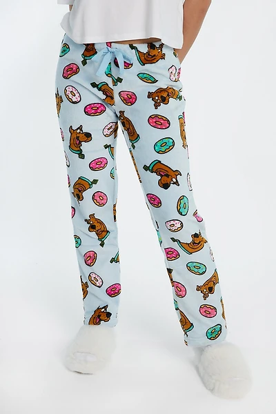 Scooby-Doo Donuts Plush Pajama Pant