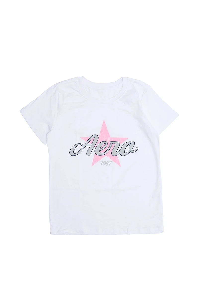 T-shirt coupe décontractée imprimé étoile Aéropostale femme
