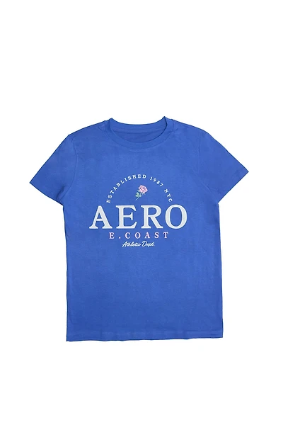 T-shirt coupe décontractée imprimé East Coast AERO femme
