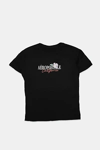 T-shirt coupe carrée imprimé California Aéropostale femme