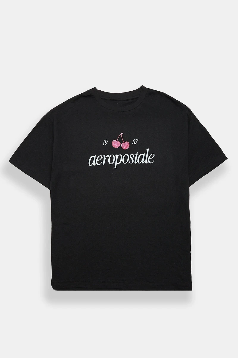 Aéropostale Cherry Graphic Boyfriend Tee