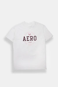 T-shirt coupe boyfriend imprimé papillon NYC AERO