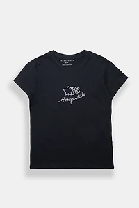 T-shirt coupe classique étoiles brodées Aéropostale