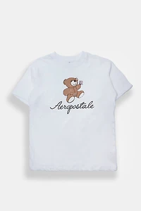 Aéropostale Teddy Bear Graphic Boyfriend Tee