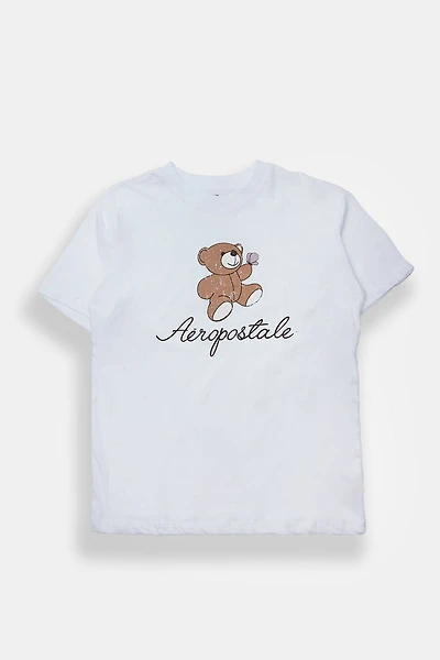 T-shirt coupe boyfriend imprimé ours en peluche AERO