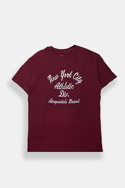 T-shirt coupe boyfriend AERO New York Athletics brodé