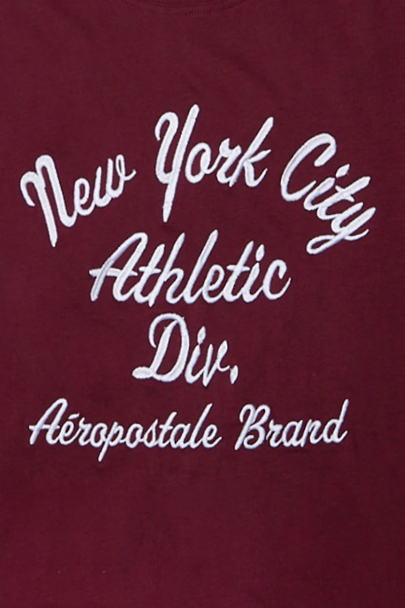 T-shirt coupe boyfriend AERO New York Athletics brodé