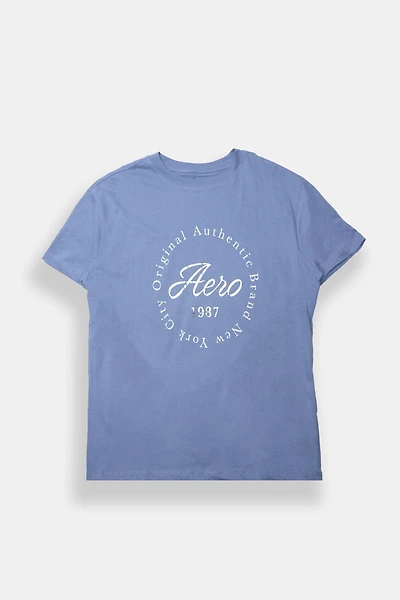 T-shirt coupe boyfriend imprimé AERO Orignal Brand NYC