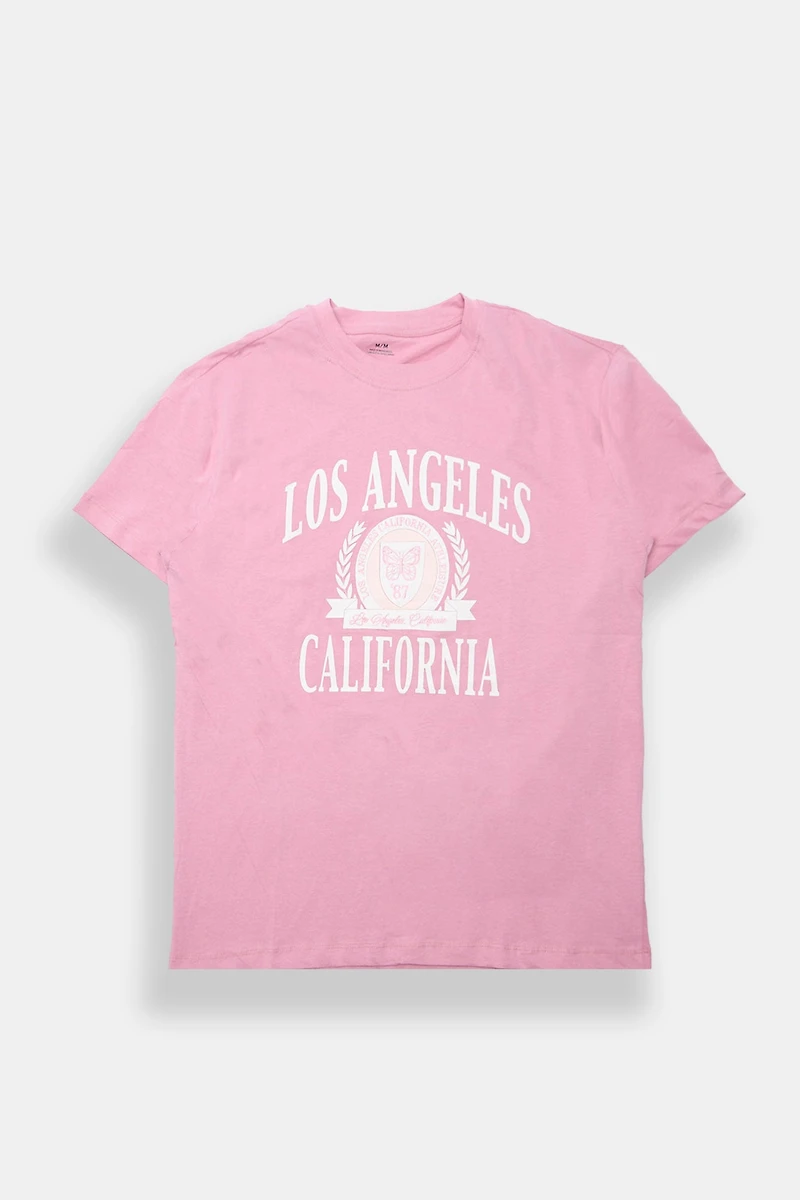 AERO Los Angeles Crest Graphic Boyfriend Tee