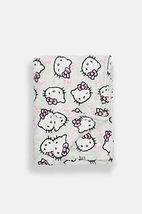 Couverture peluche imprimé Hello Kitty