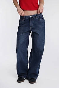 AERO Low Rise Wide Leg Jeans